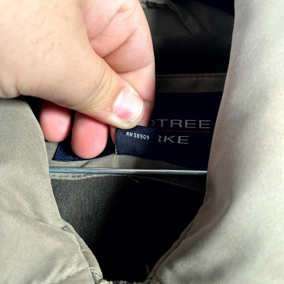 Roundtree & Yorke Bomber Jacket Mens Large Brown Microfiber Full Zip Outdoor - Picture 2 of 9